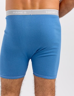 Set bóxer brief Hanes de algodón para hombre 3 piezas