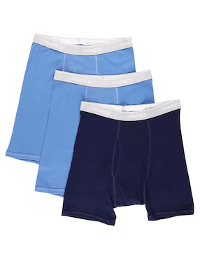Set bóxer brief Hanes de algodón para hombre 3 piezas