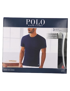 Set camiseta Polo Ralph Lauren cuello redondo para hombre