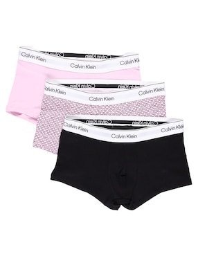 Set bóxer trunk Calvin Klein de algodón para hombre 3 piezas