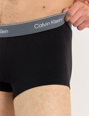 Set bóxer trunk Calvin Klein de algodón para hombre 3 piezas