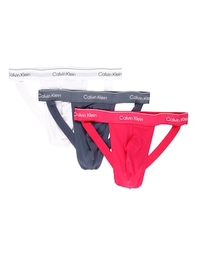Suspensorio Calvin Klein de algodón para hombre 3 piezas