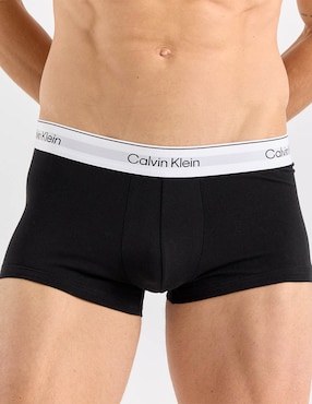 Bóxer trunk Calvin Klein de algodón para hombre 3 piezas