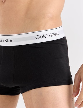 Bóxer trunk Calvin Klein de algodón para hombre 3 piezas