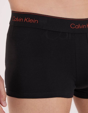 Set bóxer trunk Calvin Klein de algodón para hombre 3 piezas