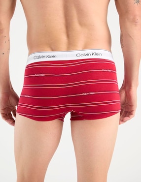 Set bóxer trunk Calvin Klein de algodón para hombre 3 piezas