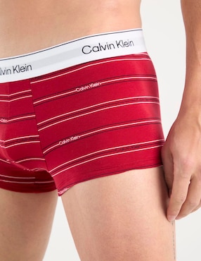 Set bóxer trunk Calvin Klein de algodón para hombre 3 piezas