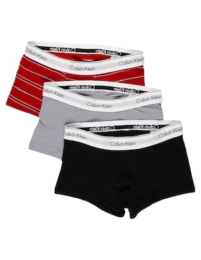 Set bóxer trunk Calvin Klein de algodón para hombre 3 piezas