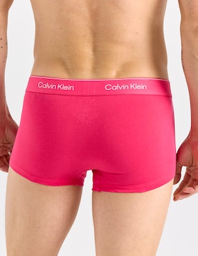 Set bóxer trunk Calvin Klein de algodón para hombre 3 piezas