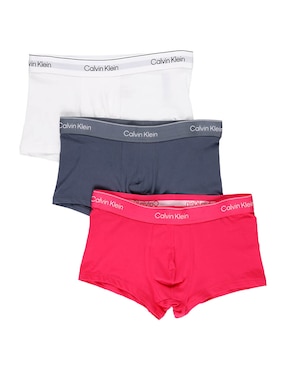 Set bóxer trunk Calvin Klein de algodón para hombre 3 piezas