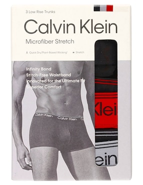 Set bóxer trunk Calvin Klein para hombre 3 piezas