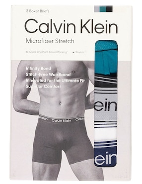 Bóxer brief Calvin Klein para hombre 3 piezas