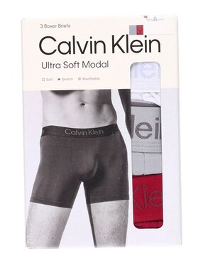 Set bóxer brief Calvin Klein para hombre 3 piezas