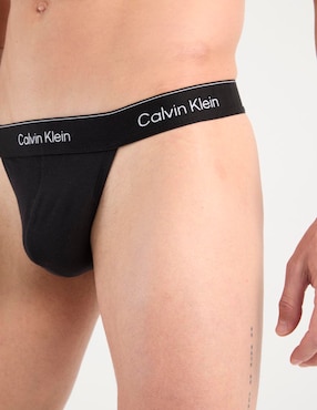 Set tanga Calvin Klein de algodón para hombre 3 piezas