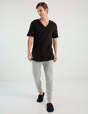 Set camiseta Rinbros cuello v para hombre