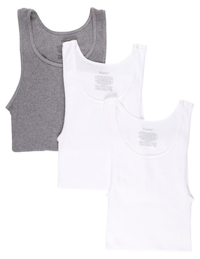 Set camiseta Hanes cuello redondo para hombre