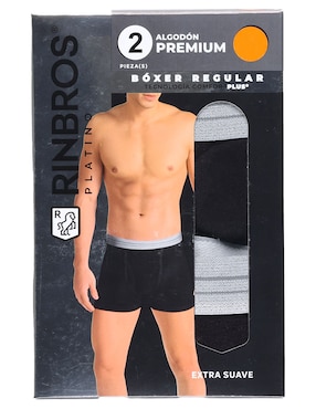 Set boxer Rinbros de algodón 2 piezas