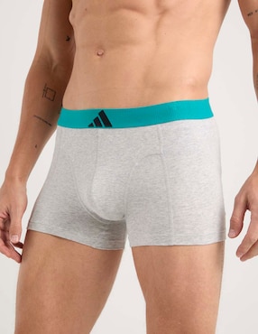 Set Bóxer trunk adidas de algodón para hombre 3 piezas