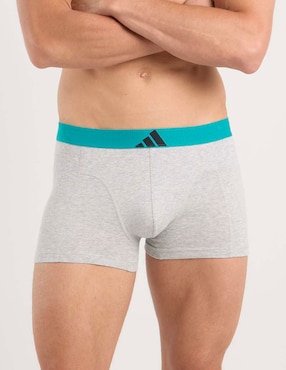 Set Bóxer trunk adidas de algodón para hombre 3 piezas