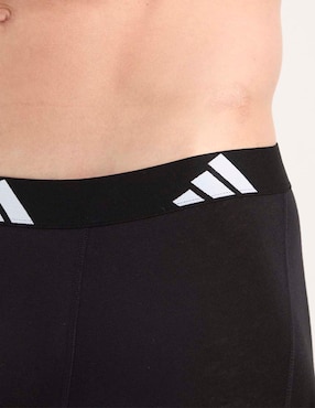 Bóxer trunk Adidas de algodón para hombre 3 piezas