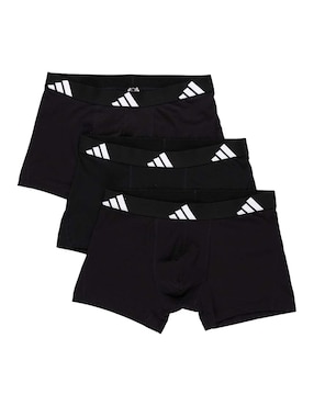 Bóxer trunk Adidas de algodón para hombre 3 piezas
