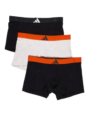 Set Bóxer trunk adidas de algodón para hombre 3 piezas