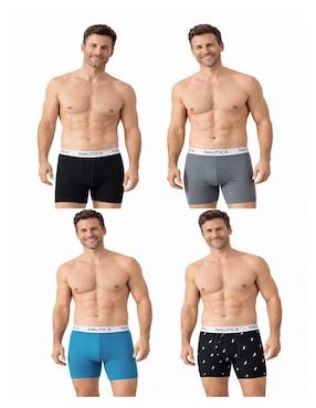 Set bóxer brief Nautica para hombre 4 piezas
