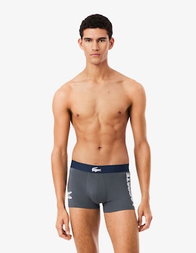 Set Bóxer Trunk Lacoste de algodón para hombre 3 piezas