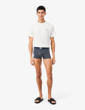 Set Bóxer Trunk Lacoste de algodón para hombre 3 piezas