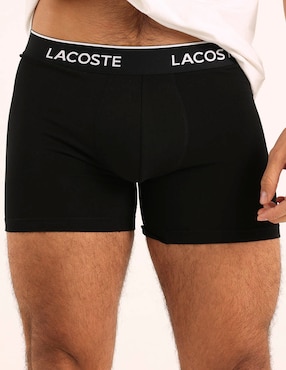 Set bóxer trunk Lacoste de algodón para hombre 3 piezas