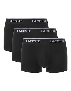 Set bóxer trunk Lacoste de algodón para hombre 3 piezas