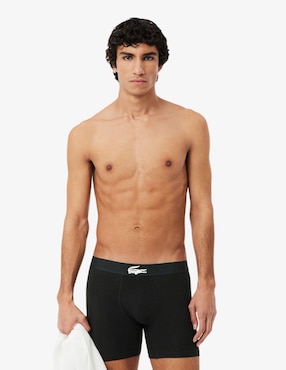 Set bóxer brief Lacoste de algodón para hombre 3 piezas