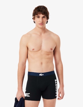 Set bóxer brief Lacoste de algodón para hombre 3 piezas