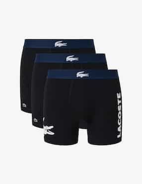 Set bóxer brief Lacoste de algodón para hombre 3 piezas