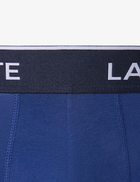 Set Bóxer Trunk Lacoste de algodón para hombre 3 piezas
