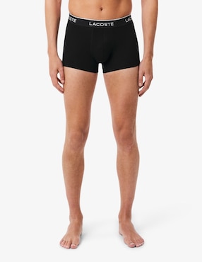 Set bóxer trunk Lacoste de algodón para hombre 3 piezas