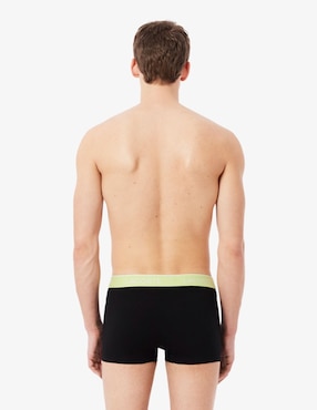 Set bóxer trunk Lacoste de algodón para hombre 3 piezas