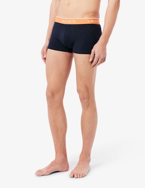 Set bóxer trunk Lacoste de algodón para hombre 3 piezas