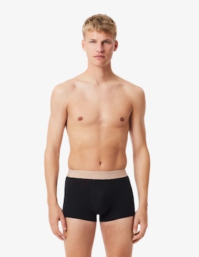 Set bóxer trunk Lacoste de algodón para hombre 3 piezas