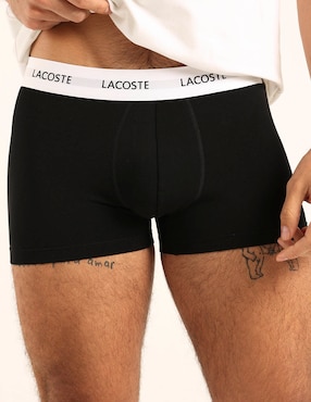 Set bóxer trunk Lacoste de algodón para hombre 3 piezas