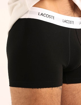 Set bóxer trunk Lacoste de algodón para hombre 3 piezas
