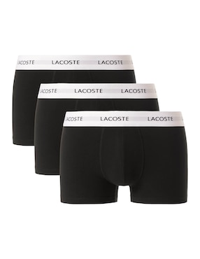 Set bóxer trunk Lacoste de algodón para hombre 3 piezas