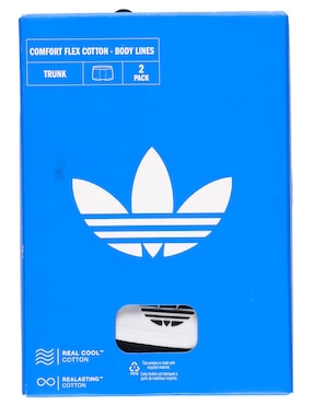 Set bóxer trunk Adidas Originals de algodón para hombre 2 piezas