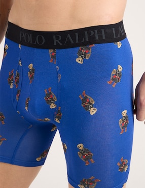Set bóxer brief Polo RL de algodón para hombre 3 piezas