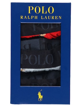 Set bóxer brief Polo Rl de algodón para hombre 3 piezas