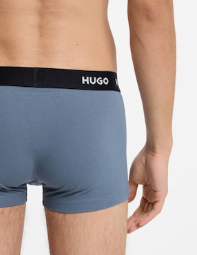 Set bóxer trunk Hugo de algodón para hombre 3 piezas