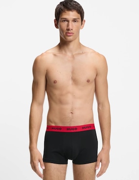 Set bóxer trunk Hugo de algodón para hombre 3 piezas