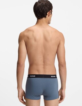 Set bóxer trunk Hugo de algodón para hombre 3 piezas