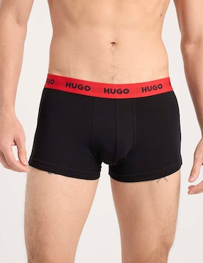 Bóxer trunk Hugo de algodón para hombre 3 piezas