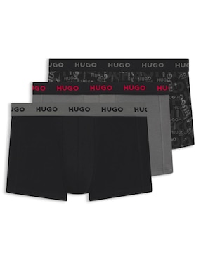 Set bóxer trunk Hugo de algodón para hombre 3 piezas